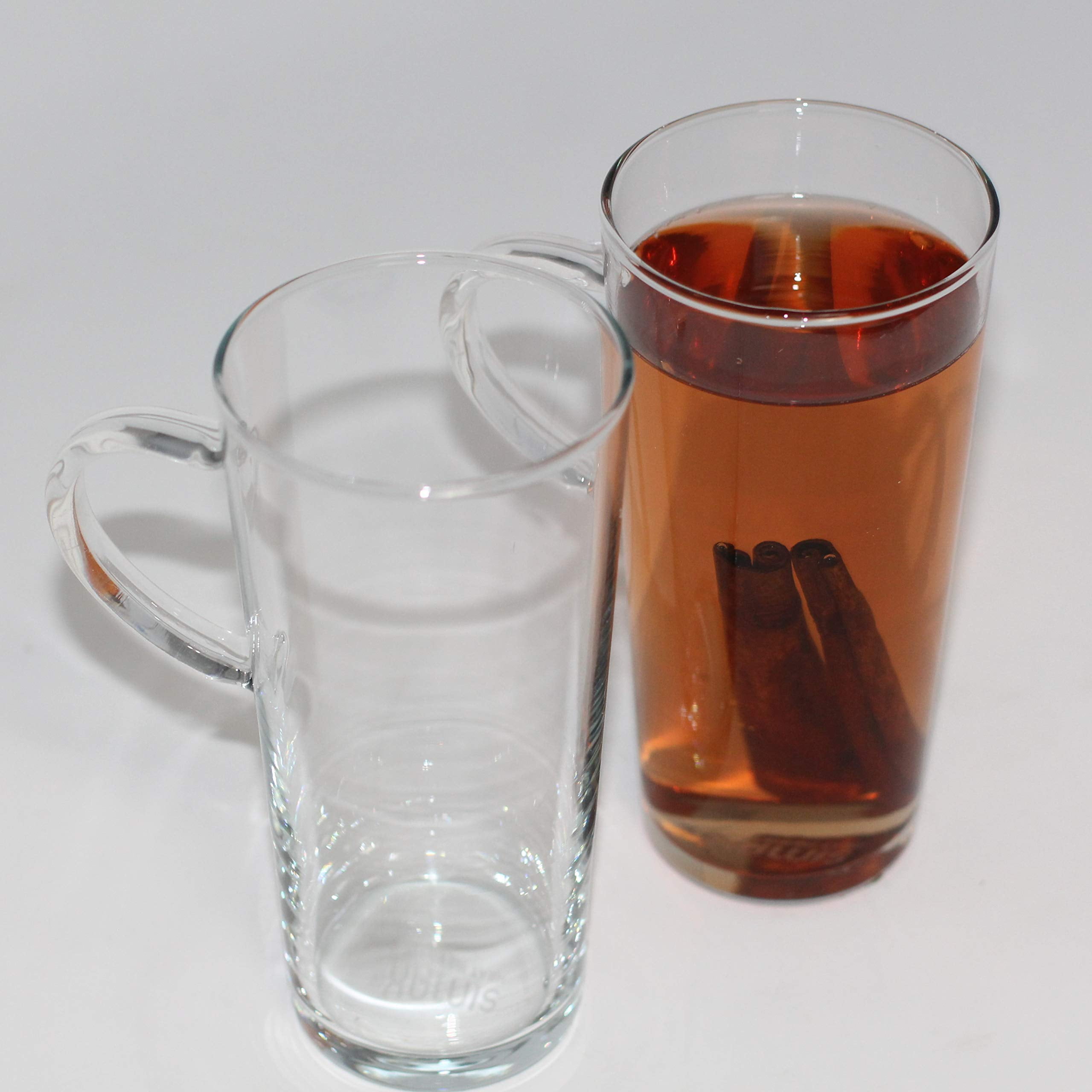 Simax glass coffee Mugs, 135 Oz Borosilicate glass Mugs for Hot