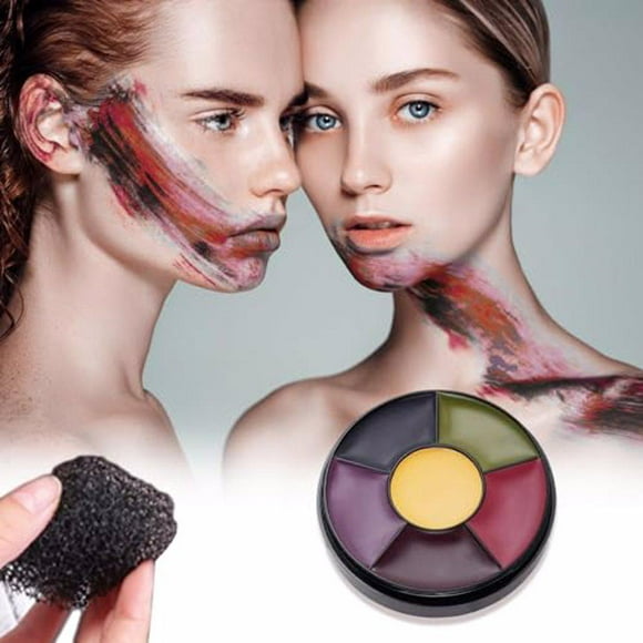 kurtrusly Safe To Waterproof 6 Colors Body Paint For Face Painting And Bruise Effects 6 Colors Face Paints