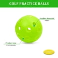 thumbnail image 3 of Paquete de 50 pelotas de golf de plástico BAC-Kitchen con bolsa, color verde, 3 of 7