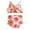 White, variant on JIAHONG Girl Swimsuit 5T, Upf50 Rash Guard Swimsuit Quick Dry Kids Beach Swimwear Floral Cute Summer Swimwear