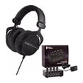 thumbnail image 1 of beyerdynamic DT 990 PRO Auriculares de estudio de 250 ohmios (Ninja Black, edición limitada) con amplificador de auriculares de 4 canales (2 artículos), 1 of 5