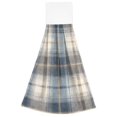 thumbnail image 7 of Dailycode Kitchen Wash Cloths with Hanging Loops Absorbent Absorbent Quick Drying Hand Towels, 2 Pack, Navy and White Plaid, 7 of 7