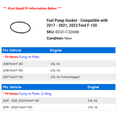 thumbnail image 2 of Fuel Pump Gasket - Compatible with 2017 - 2021, 2023 Ford F-150 2018 2019 2020, 2 of 2
