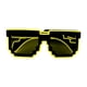 thumbnail image 2 of Gafas LED luminosas - Juguete de gafas de sol iluminadas estilo chulo para gamers y entusiastas de los memes, 2 of 3