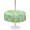 Green, variant on Outdoor Tablecloth with Umbrella Hole for Patio/Picnic/Party/Camping, Sliced Lemon Waterproof Table Cloth Round Cover Washable, Simple Summer Tropical Green (Dia 54")