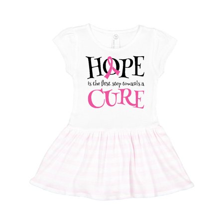 

Inktastic Breast Cancer Hope Quote Gift Toddler Girl Dress