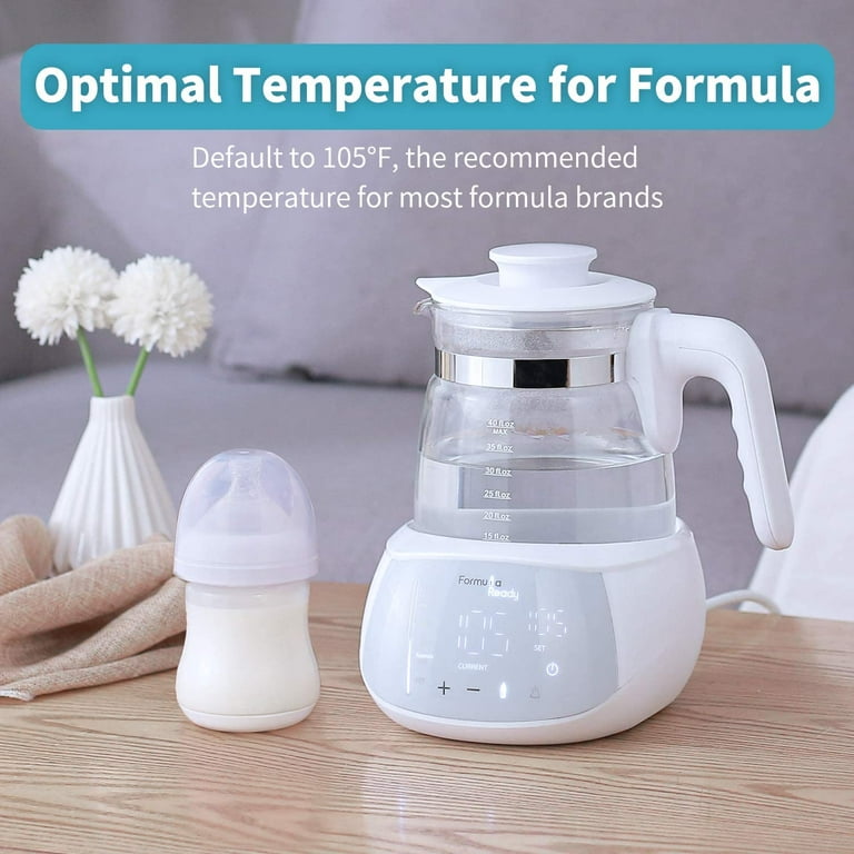 Formula Ready Baby Water Kettle- One Button Boil Cool Down and