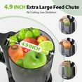 thumbnail image 3 of Aeitto Mega4 Masticating Juicer Machines, 4.35' Large Feed Chute, Whole Fruits/Vegetables, High Juice Yield, 3 of 9