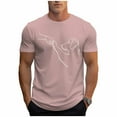 thumbnail image 2 of Tops para hombre, blusas y camisas de cuello redondo y manga corta para hombre, blusas casuales de cuello redondo con estampado de moda para hombre, blusas de cuello redondo y manga corta, camisas par, 2 of 6