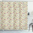 thumbnail image 1 of Ambesonne Flowers Shower Curtain, Abstract Colorful Flora, 69"Wx84"L, Multicolor, 1 of 3