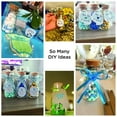 thumbnail image 4 of 12PCS Vintage Milk Bottle Shaped Corked Glass Bottles, DIY Baby Shower Party Favor, Centerpiece Bud Vase, 4” x 2” - It's a Boy!, 4 of 5