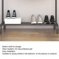 thumbnail image 3 of Floor Clothing Rack Stable Structure High Load Capacity Freestanding Garment Rack for Dry Clothes Bedroom, Balcony, Carbon Steel, 3 of 7