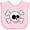 AD-Pink, variant on Inktastic Fun Skull and Crossbones Boys or Girls Baby Bib