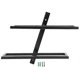 thumbnail image 1 of Wall-mounted red wine bottle holder storage shelf for household kitchen Bar Decor2 bottle, 1 of 5