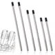 thumbnail image 1 of 6 soportes para botellas de acero inoxidable, compatibles con lavavajillas, soporte para botellas, soporte para botellas, soporte para vasos para todos los escurreplatos habituales, con tapa de, 1 of 7