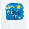 thumbnail image 3 of Pete The Cat - Imagination Space Dream - Women's Short Sleeve Graphic T-Shirt, 3 of 6