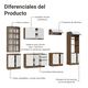 thumbnail image 4 of Cocina Integral Completa Armario de Vidrio Madesa Glamy MB 1, 4 of 12