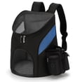 thumbnail image 1 of Pet Travel Carrier Bag Multi-functional Foldable Adjustable Double Zipper Design Cat Dog Backpack Pet Supplies, 1 of 9