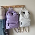 thumbnail image 2 of Puffer Backpack Multi Pocket for Women Men Bookbag Adjustable Strap Shoulder Bag Rucksack for Work Travel, 2 of 6