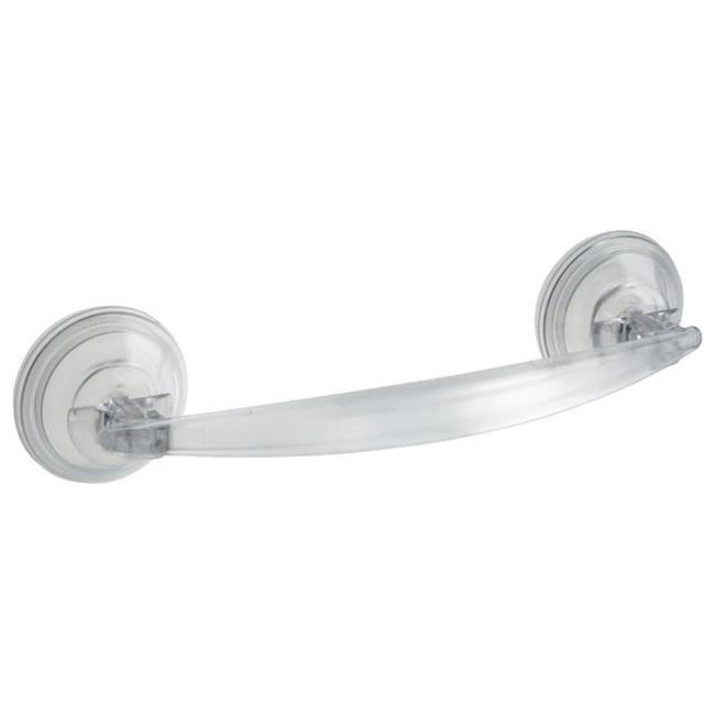 BOPai 24 inch Suction Cup Towel Bar Brushed Nickel