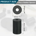 thumbnail image 2 of 8Pack Thick Rubber Spacer, 1 Inch OD x 3/8 Inch ID x 1-9/16 Inch Thickness, 2 of 6