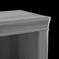 thumbnail image 5 of Saratoga L Shaped Computer Desk with Bookcases in Modern Gray - Engineered Wood, 5 of 8