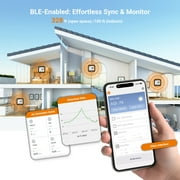 Temtop M10+ Indoor Air Quality Monitor, 6-in-1 CO2, PM2.5, VOC Detection, Smart Temperature & Humidity Sensor, with App Connectivity for Home Air Quality Testing & Analysis