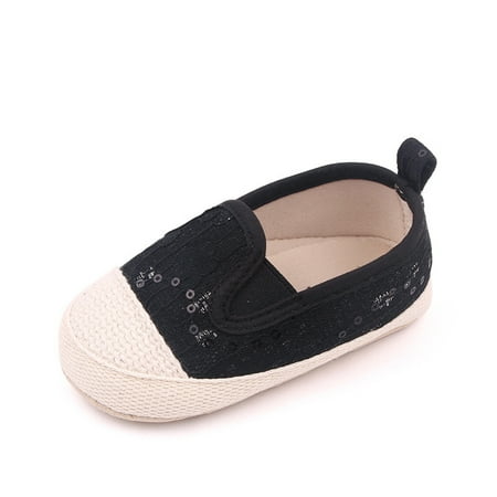 

Rovga Baby Boys Girl Shoes Sneakers Cute Lace Cartoon Shoes Walking Shoes Flat Bottom Shoes For Running Walking 9-12 Months Black