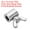 6mm, variant on Uxcell 304 Stainless Steel 6mm Hole Wire Rope Clips, 3Pcs Wire Rope Clamp Fasteners Butterfly Screws, Silver