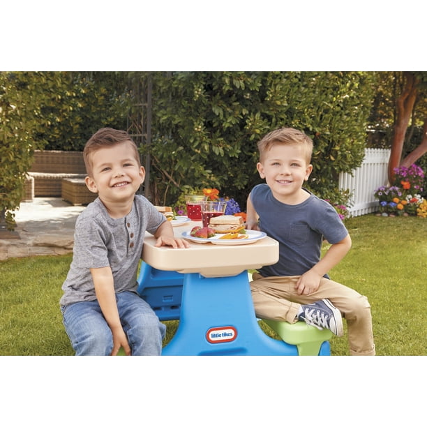 Little Tikes, Kids Durable Picnic Table with Umbrella, 42