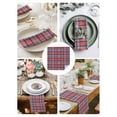 thumbnail image 4 of Cloth Napkins 1 Piece - 20x20 Inches, Orange Blue Washable Reusable Table Napkins, British Style Buffalo Plaid Lattice Soft & Absortbent Dining Napkin for Party Wedding Hotel Restaurant, 4 of 8