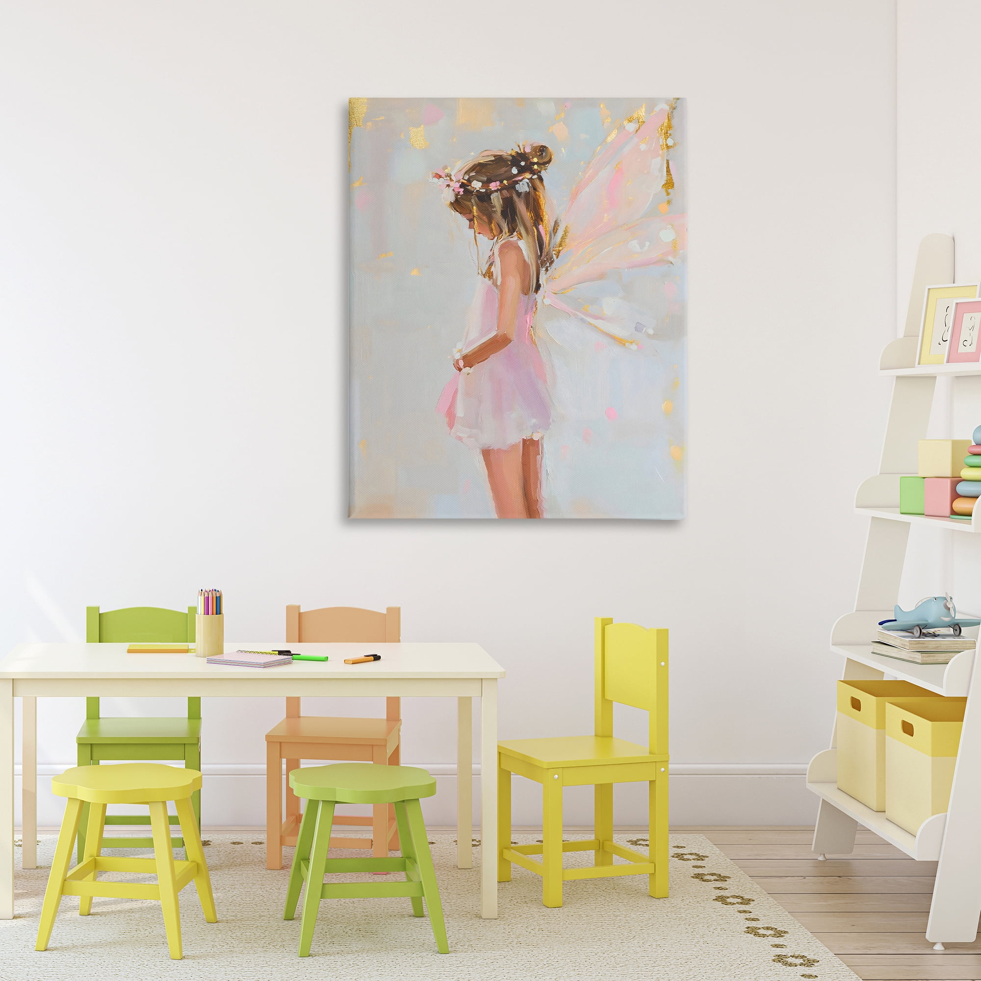 Stupell Industries Youthful Fairy Girl Canvas Wall Art, design by The Prints Vibe