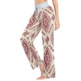 thumbnail image 3 of Large Women's Comfy Casual Pajama Pants Stretch Fabric Suitable for Yoga Pants Hippie Pants，The Best Holiday Gifts for Women Retro-inspired Details, 3 of 7