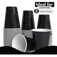 thumbnail image 4 of Crown Display 18 Oz Black Plastic Cups For Party Supplies 50 Pack, 4 of 6