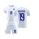 thumbnail image 1 of Nueva camiseta de fútbol para niños 2021/2022 # 6 Pogba 10 # Mbappe Camisetas de fútbol Conjunto de pantalones cortos Tallas para jóvenes-19 Blanco-20 BmatwkZeng Bmatwk Jersey, 1 of 2