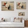 thumbnail image 4 of Designart "Serene Zen Yoga in Pastel IV" Abstract Print on Natural Pine Wood, 4 of 5