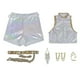 thumbnail image 3 of Demon Hunters Rumi Cosplay Costume Set White Halloween Party Fancy Dress for Womens A.., 3 of 5