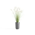 thumbnail image 4 of Ecopots Oslo High Durable Modern Round Indoor/Outdoor Recycled Based Composite Flower Pot Planter, Grey, 20.5", 4 of 4