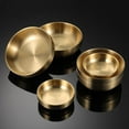 thumbnail image 1 of 304 Stainless Steel Double Thick Metal Rice Cereal Bowls Double Walled Ice Cream Soup Bowls Heat Insulated Mixing Bowl, 1 of 6