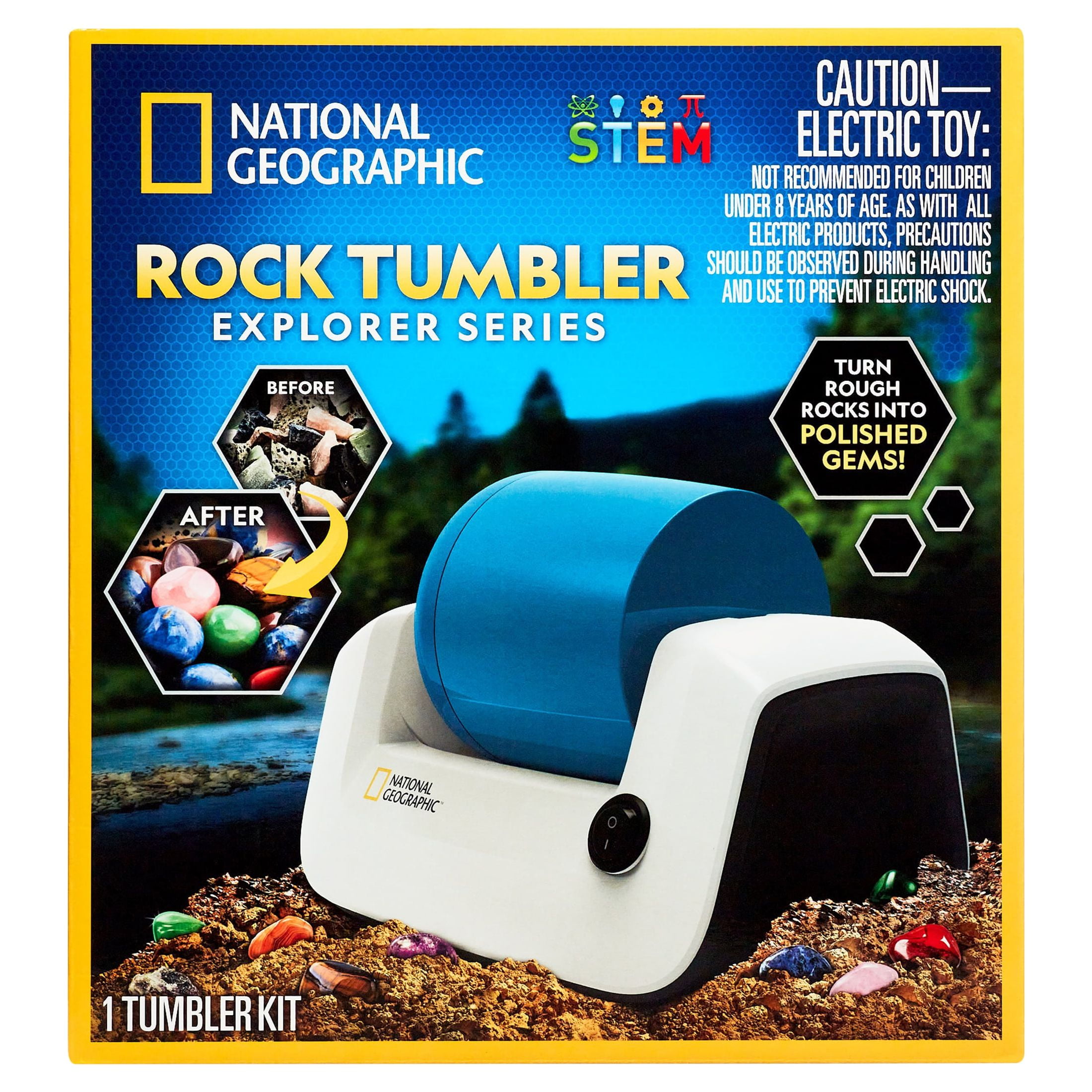 National Geographic Hobby Rock Tumbler Kit : Target
