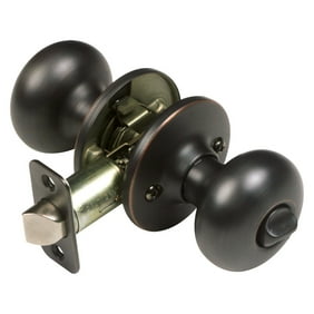Kwikset Venetian Bronze Lido Bed And Bath Privacy Lever Walmart Com