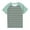 Mint Green, variant on Besolor Boys Girls Summer Tops Kids Striped Crewneck Short Sleeve Tee Shirts Fashion Tees 3-14 Years
