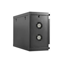 Eaton Tripp Lite Series SmartRack 9U Low-Profile Side-Mount Wall-Mount Mini Rack Enclosure, Black