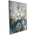 thumbnail image 5 of 47" x 65" Watercolor Blotch Abstract Framed Wall Art with Gold Foil Accents, by DecMode, 5 of 7