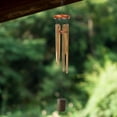 thumbnail image 4 of Carillón de viento de metal conmemorativo decorativo impermeable de 65 cm para hermana madre Oro, 4 of 6