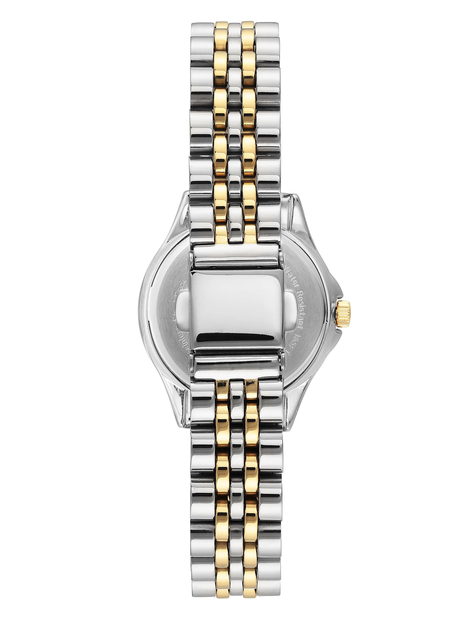 Armitron Women's Gold-Tone Analog Watch with Genuine Crystal Accents