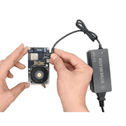 Home BTC Mining Bitaxe 601 Gamma BM1370 Chip 1.5TH/s 2.4G WiFi BTC Lottery Miner Open Sources Bitcoin Solo Miner,Black-A Stand