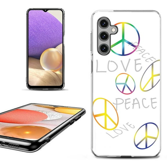 OneToughShield ® for Samsung Galaxy A14 5G Phone Case, Fashion Cover Case - Love/Peace