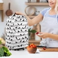 thumbnail image 3 of HELLHERO Easy to Install Dust Cover with Multifunctional Hand Strap 15.94"H x 9.45"L x 7.28"W, Puppy Music Pattern, 3 of 6