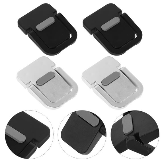 FRCOLOR 2 Pairs Laptop Stand Riser for Desk Portable Notebook Stand Invisible Practical Laptop Holder Compact Laptop Riser